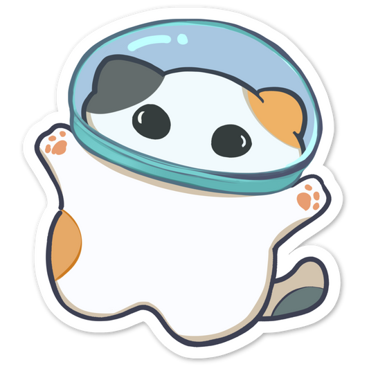 Astromeowt - Waterproof Sticker