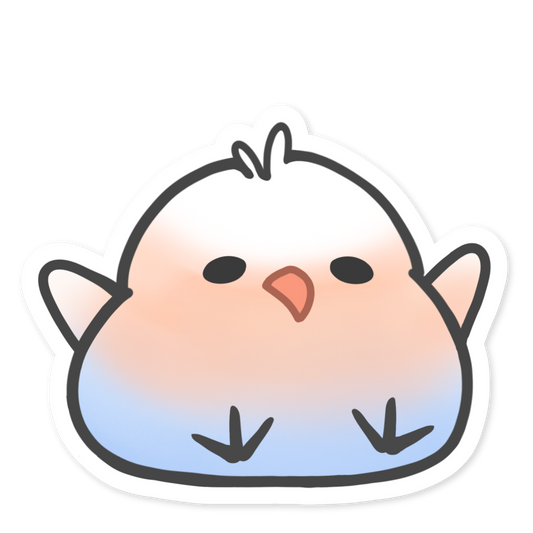 Tired Borb -  Waterproof Sticker