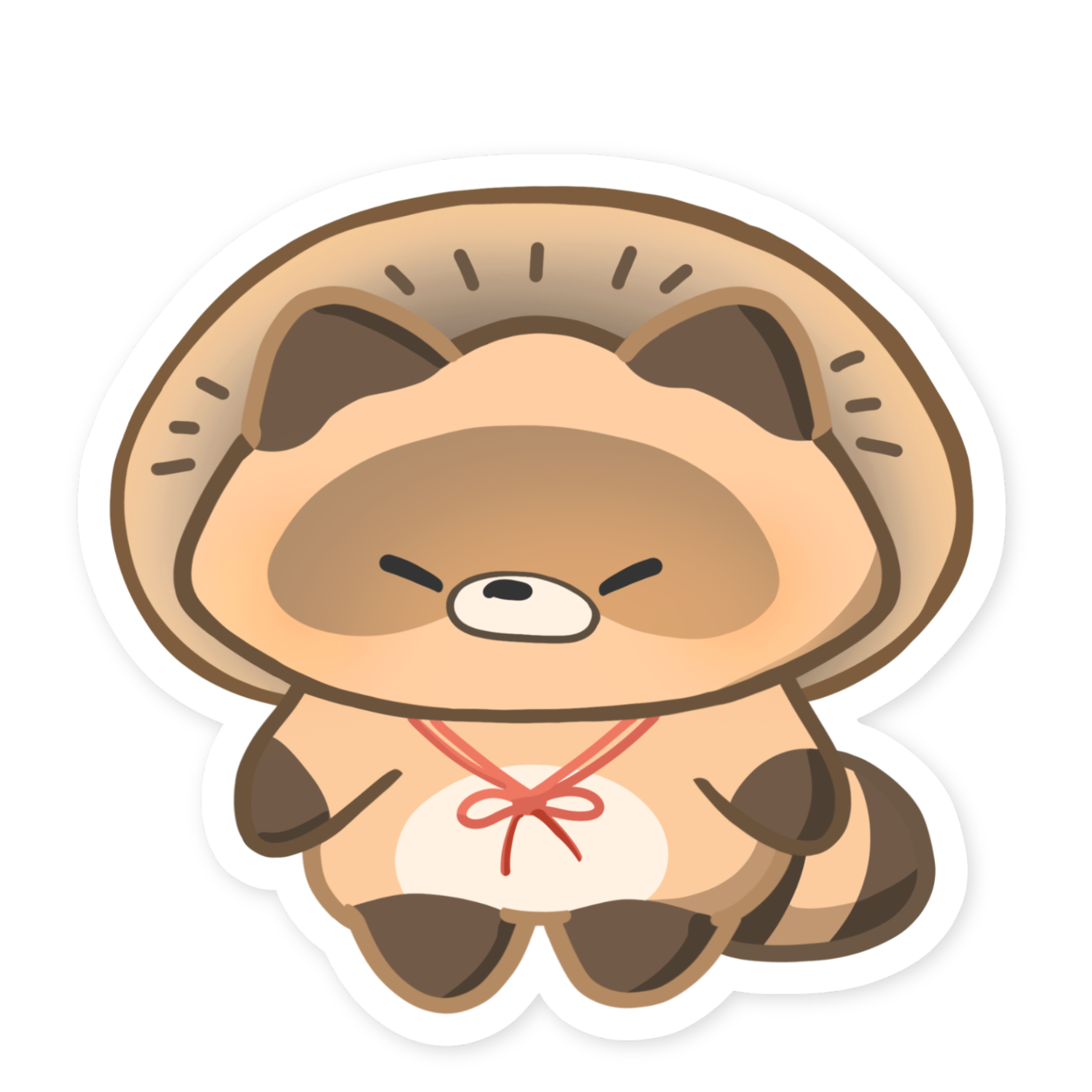 Tanuki - Waterproof Sticker – nekobean