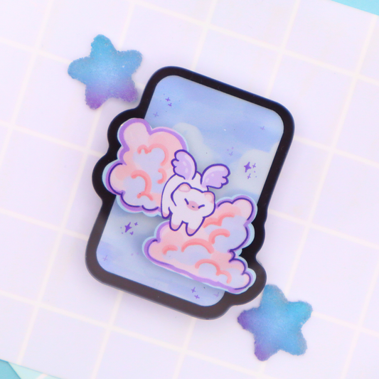 Flying Cat - Magnet