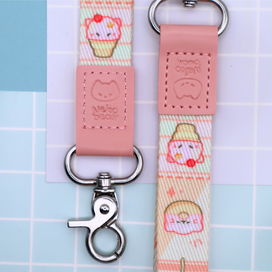Cat Snacks - Wristlet Lanyard