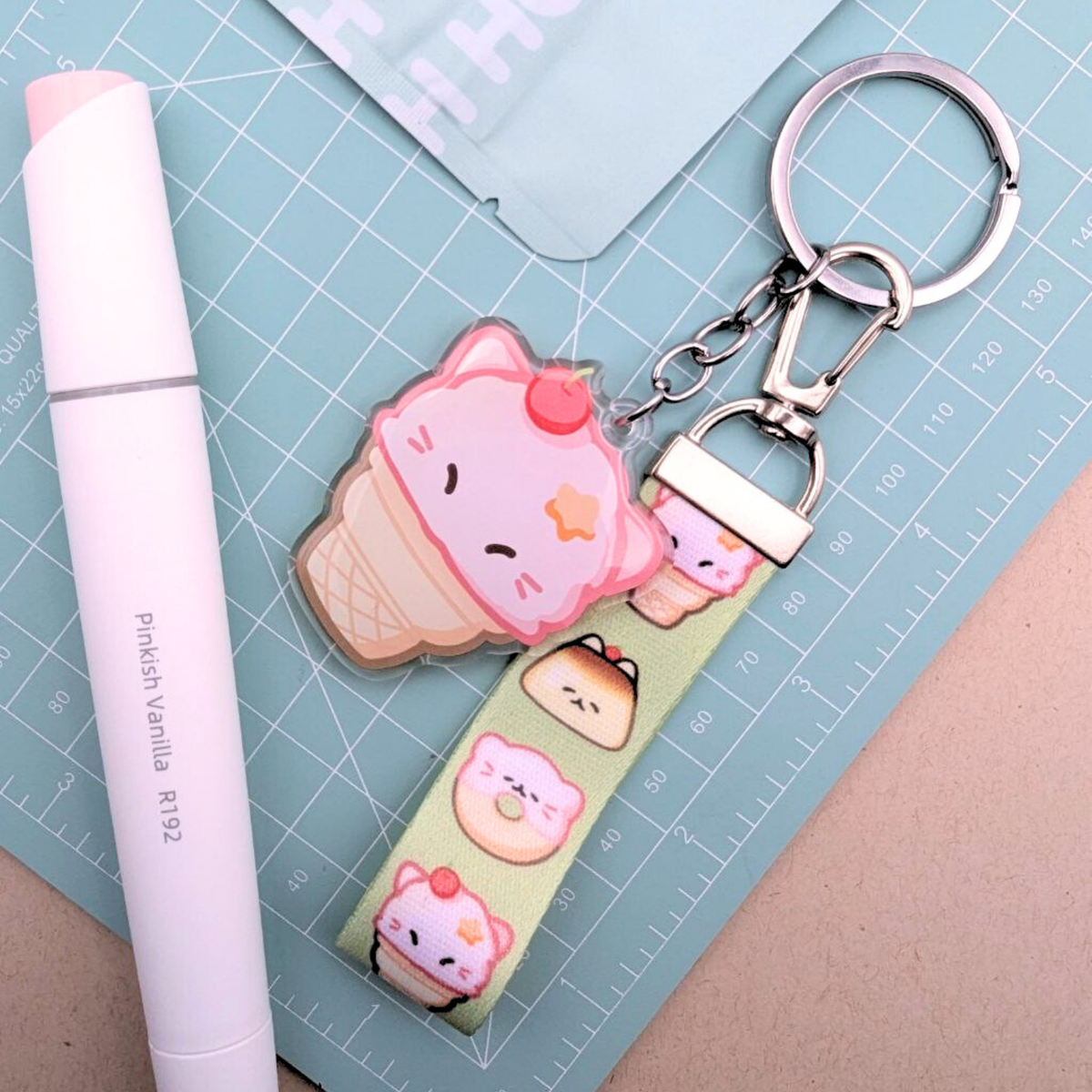 Ice Cream - Keychain