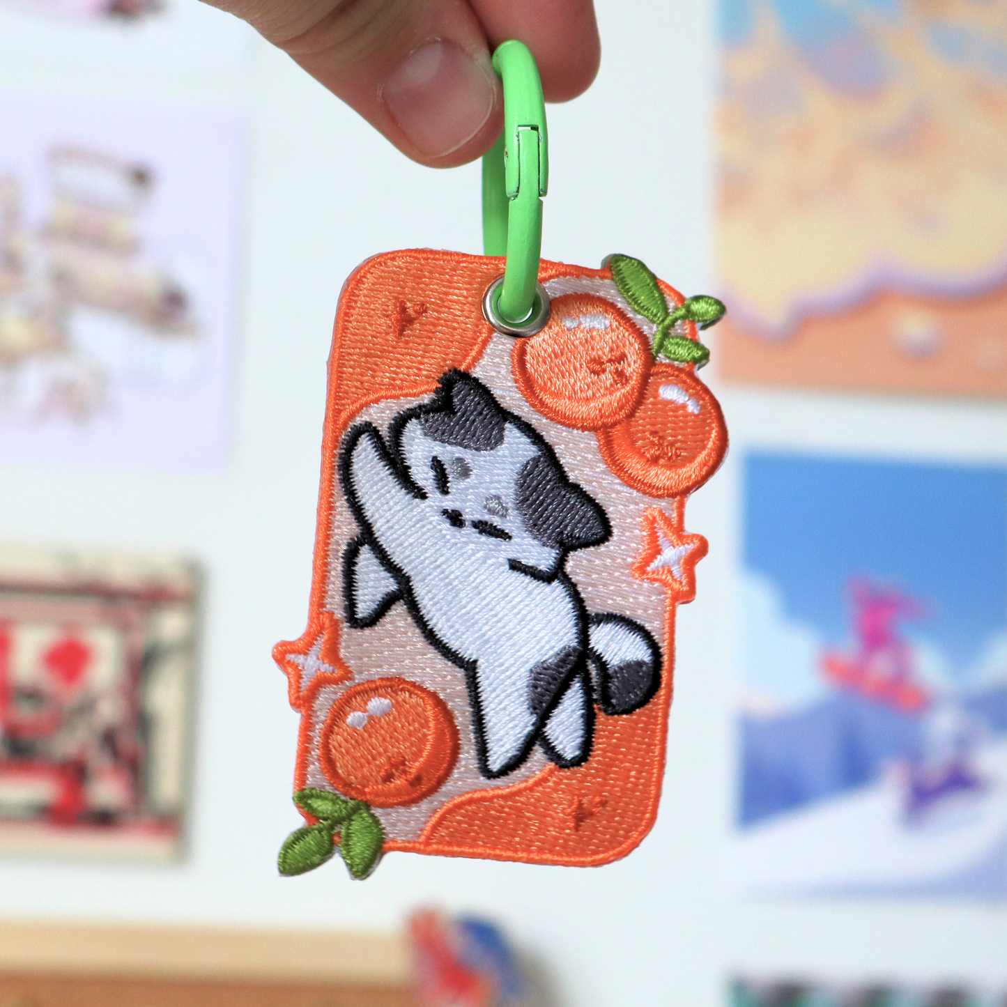 Panko - Embroidered Keychain