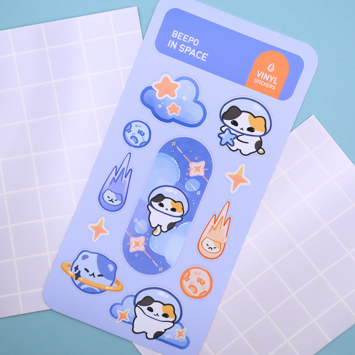 Beepo in Space - Sticker Sheet