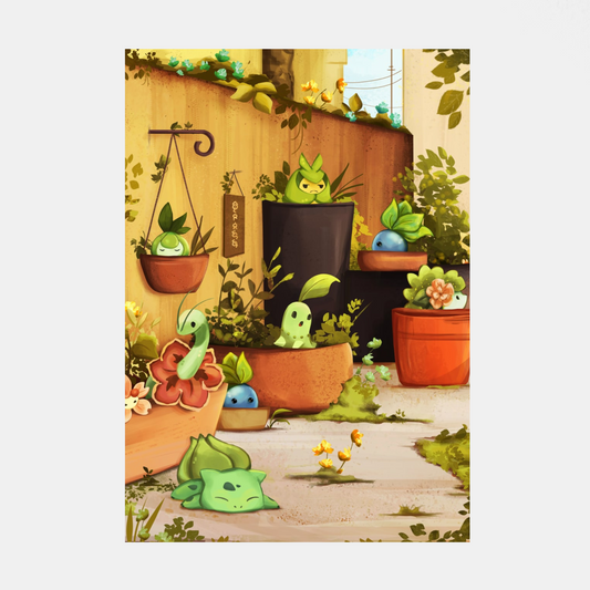 PokeGarden - Mini Print