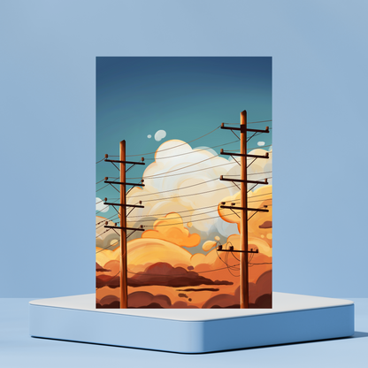 Cloudy Skies - Mini Print