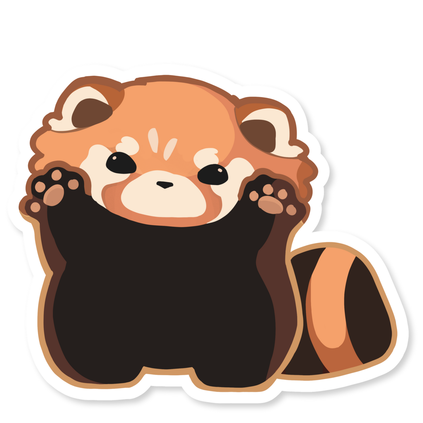 Red Panda - Waterproof Sticker