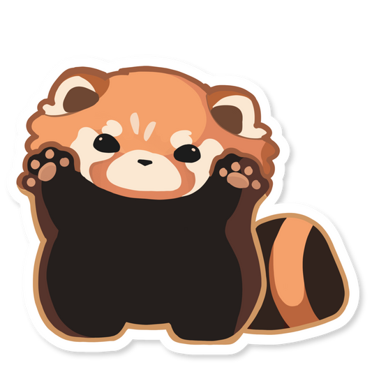 Red Panda -  Waterproof Sticker