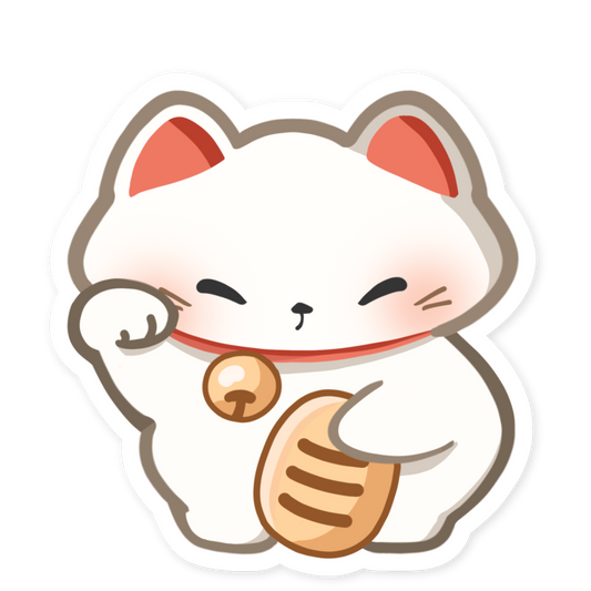Maneki Neko -  Waterproof Sticker