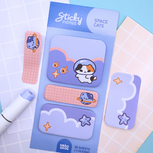 Space Cats - Sticky Notes