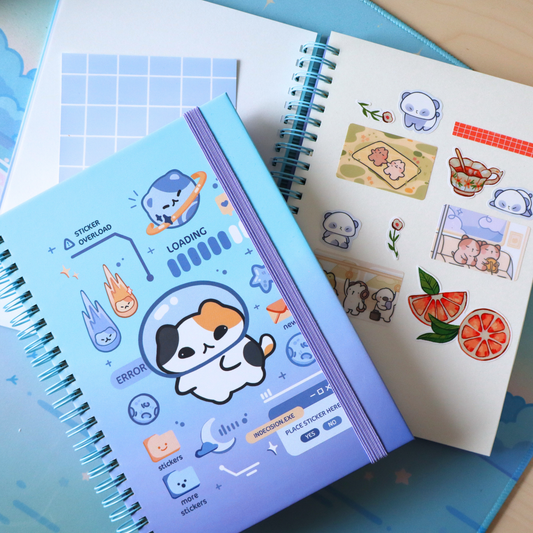 Space Cats - Hardcover Sticker Book