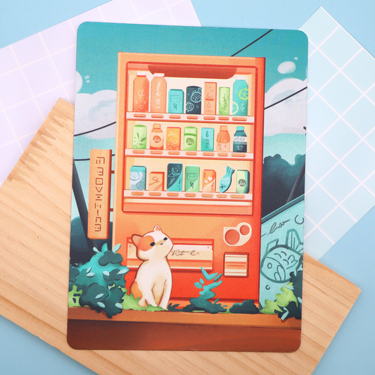 Vending Meowchine - Mini Print
