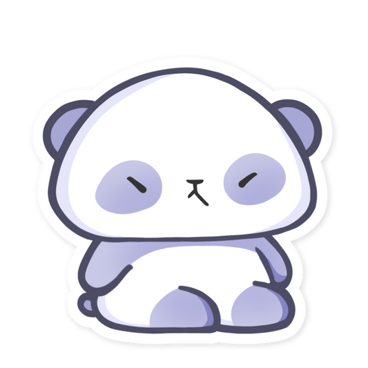 Grumpy Panda -  Waterproof Sticker