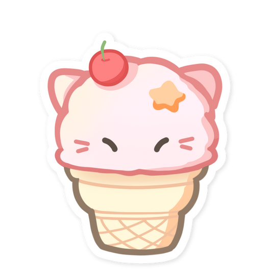 Ice Cream -  Waterproof Sticker