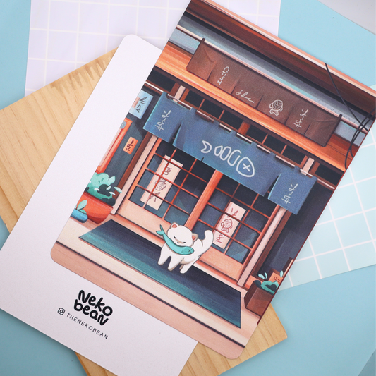 The Fish Shop - Mini Print