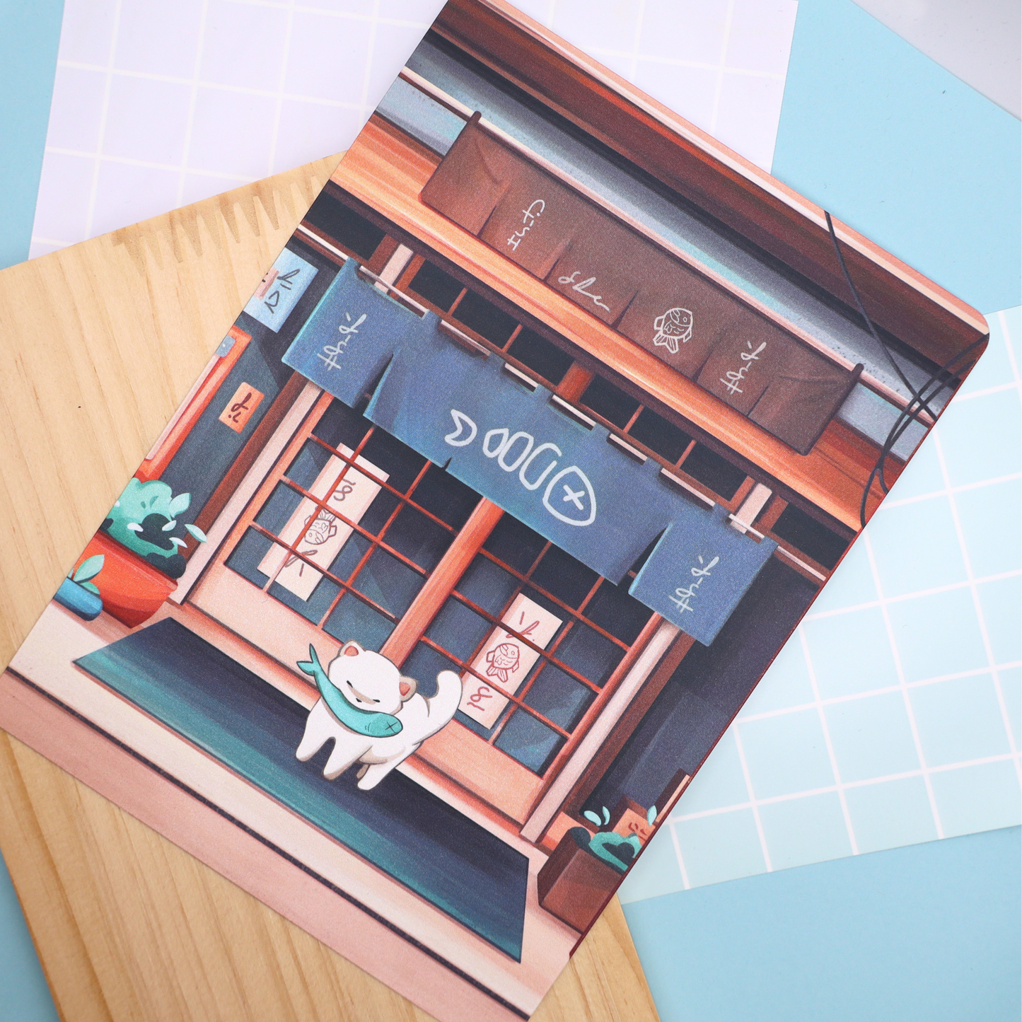 The Fish Shop - Mini Print