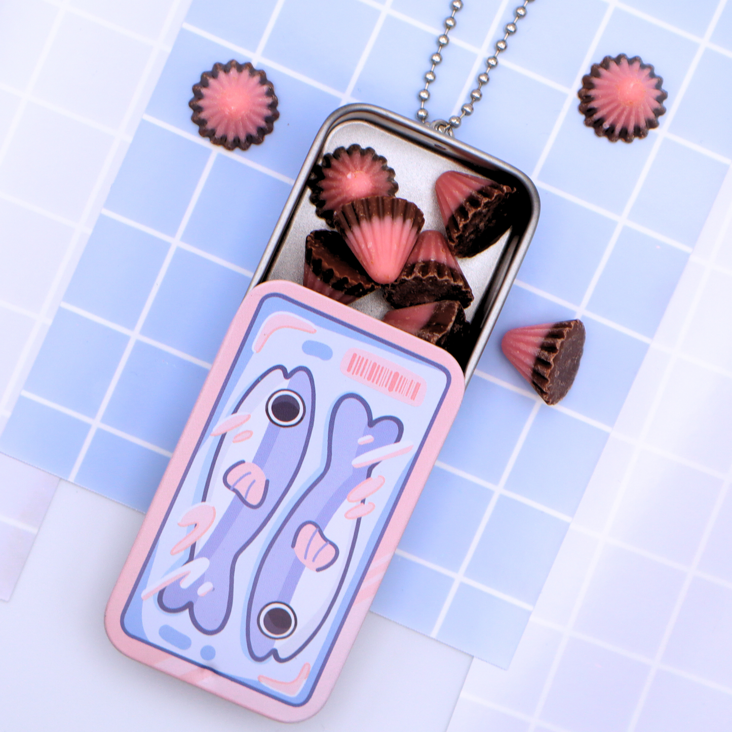 Blue Fish - Trinket Tin