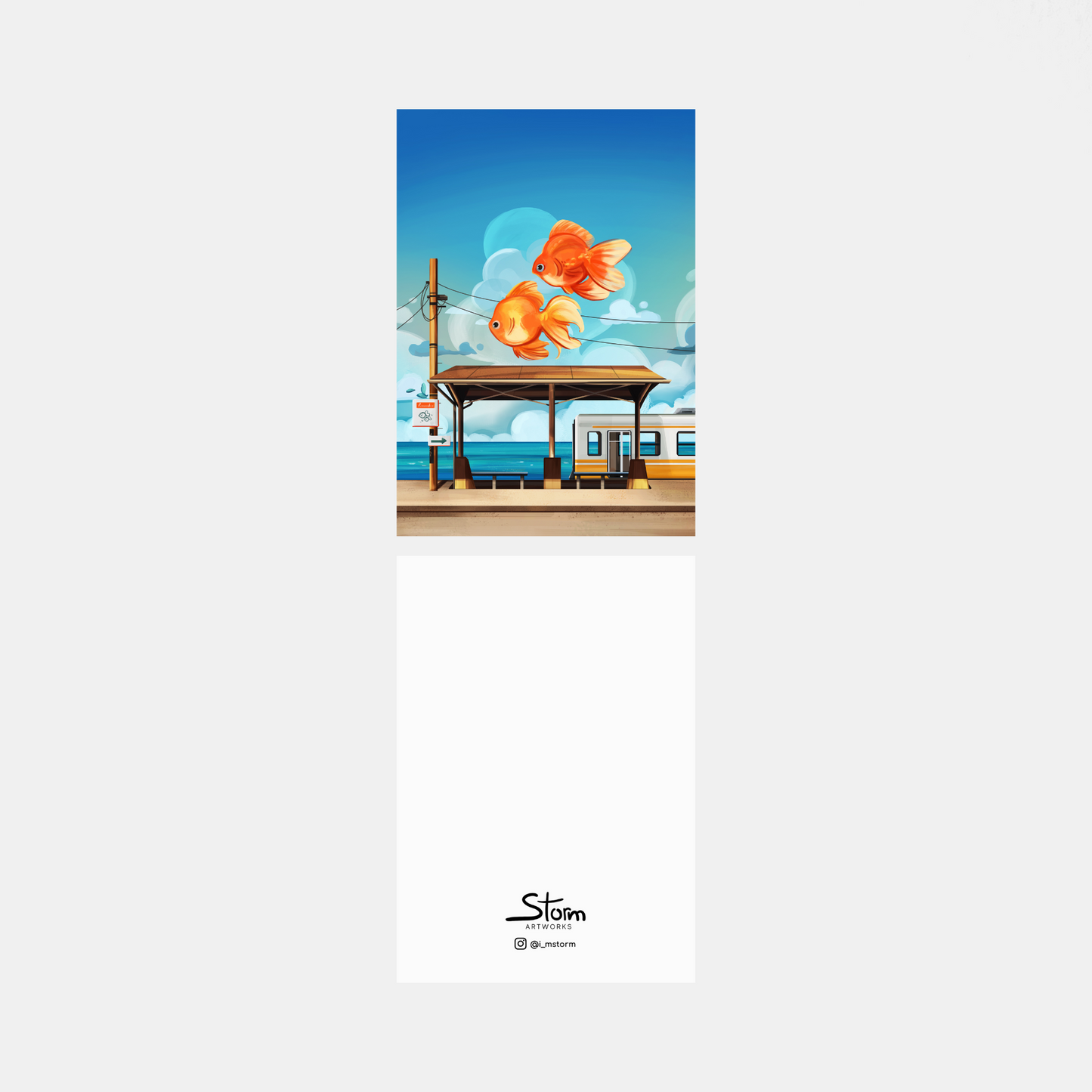 Fish Crossing - Postcard Print