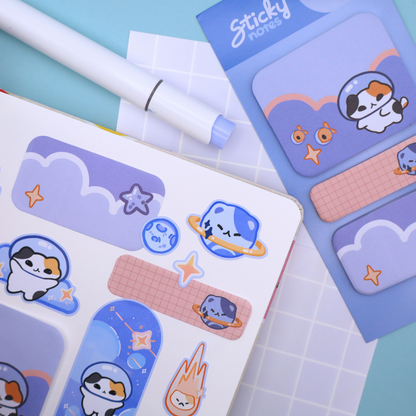 Space Cats - Sticky Notes