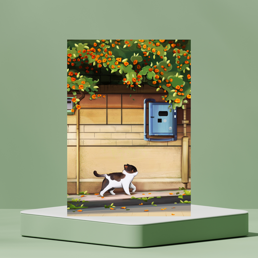 Flower Walk - Mini Print