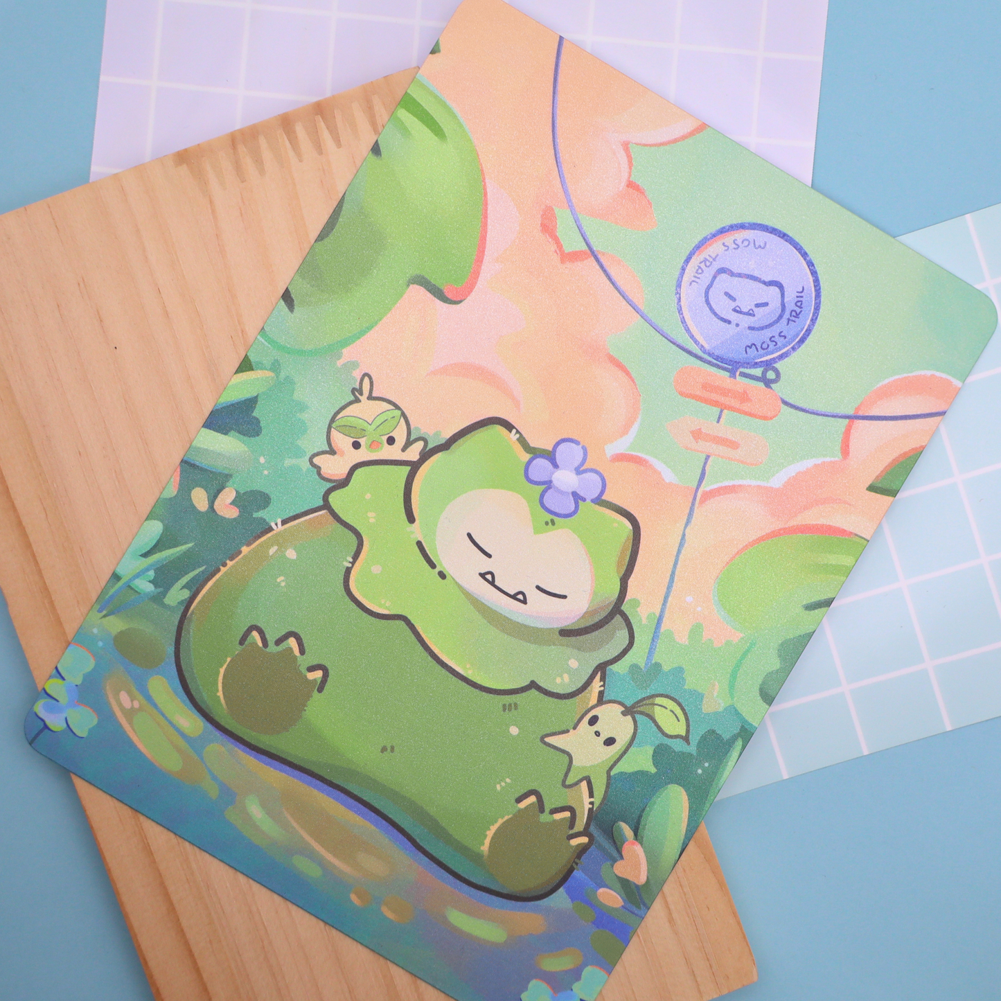 Moss Trail - Mini Print