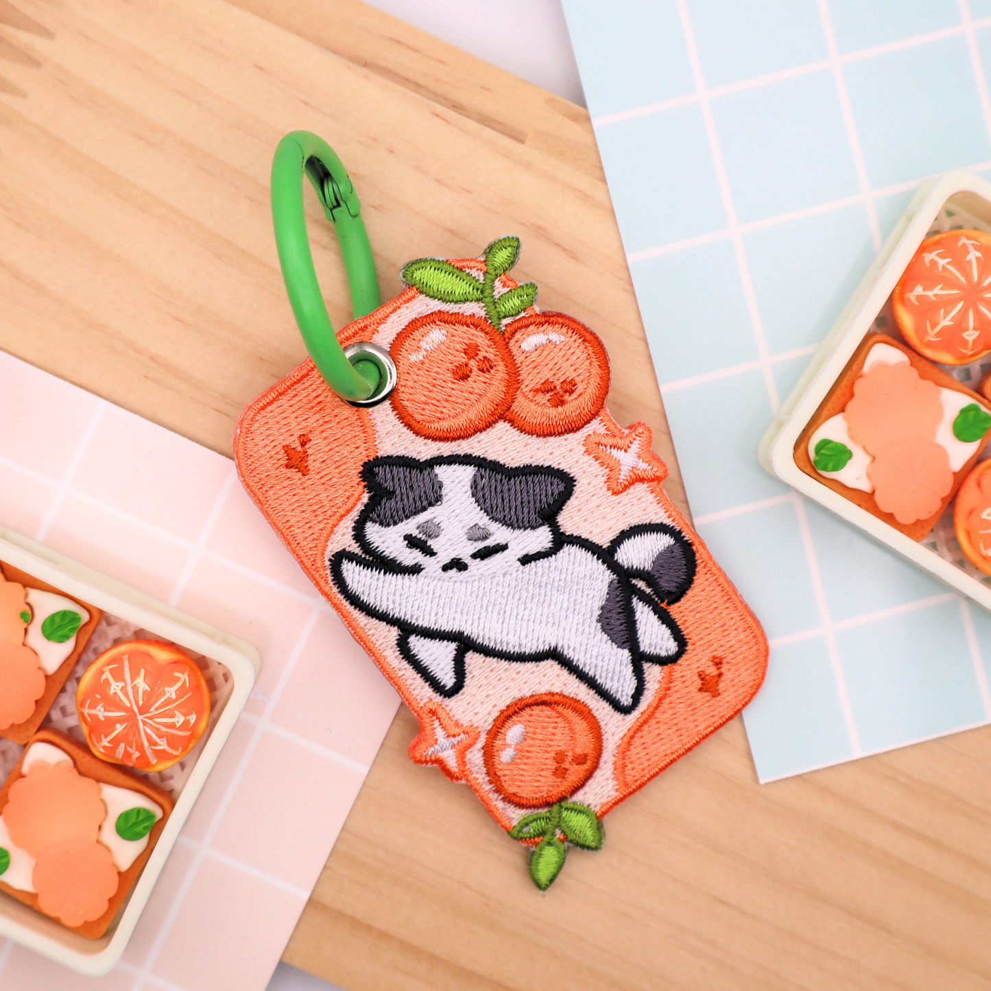 Panko - Embroidered Keychain