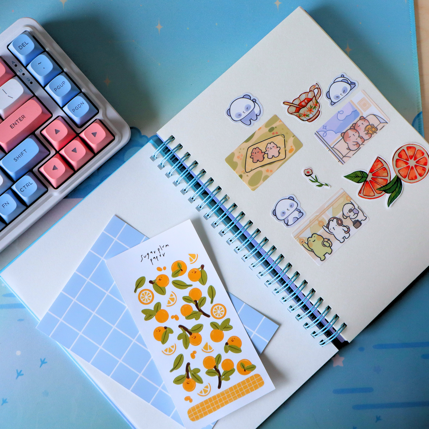 Space Cats - Hardcover Sticker Book