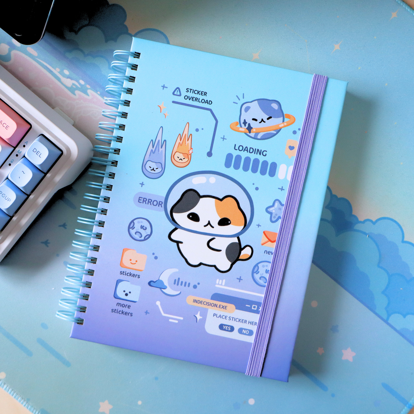 Space Cats - Hardcover Sticker Book