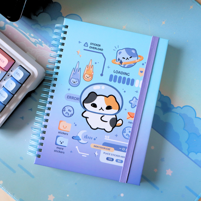 Space Cats - Hardcover Sticker Book