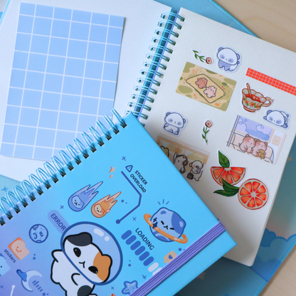 Space Cats - Hardcover Sticker Book