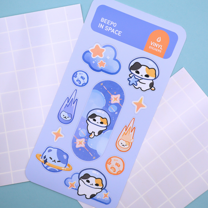 Beepo in Space - Sticker Sheet