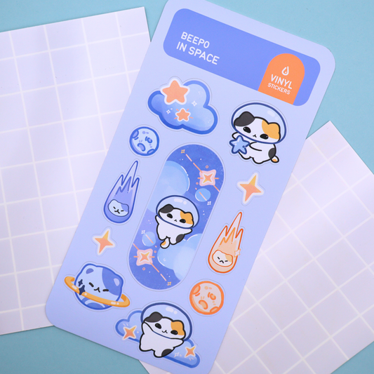 Beepo in Space - Sticker Sheet